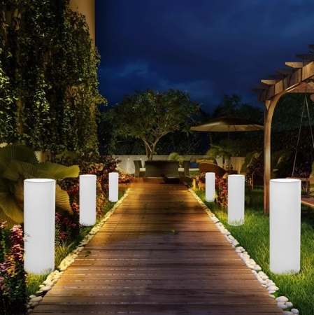 Светильник Цилиндр 30х190 питание от 220, RGB