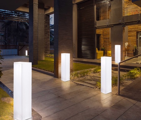 Светильник Колонна 30х115 питание от сети 220В, RGB